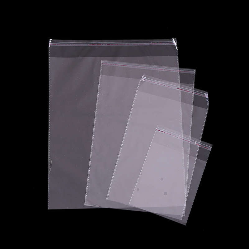 热销宽度30cm双5丝透明包装袋OPP自粘袋不干胶自封袋服装塑料密封