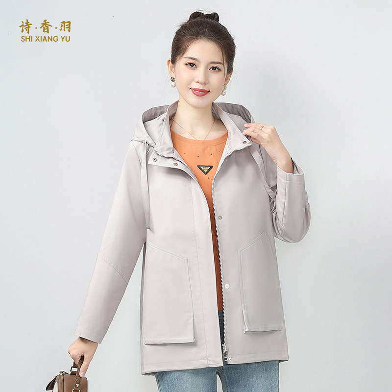 妈妈上衣新款中年洋气外套秋装女