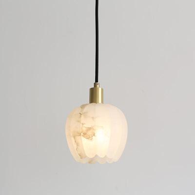 跨境现代北欧轻奢云石卧室床头小吊灯玄关创意个性设计师中山灯具