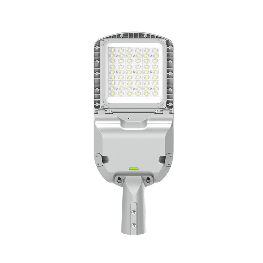 MIC灯具插电式路灯头5米6米灯杆免工具80瓦100wLED道路灯投光灯