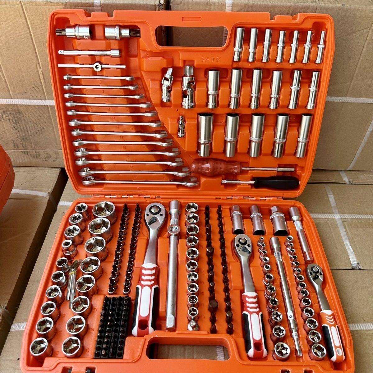 121件汽修工具套装汽车维修工具件套修车工具扳手工具箱套装