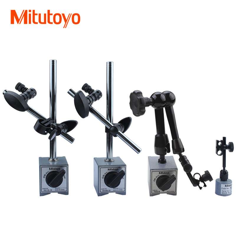 三丰7010S-10磁性表座 双杆百分表座 万向表座