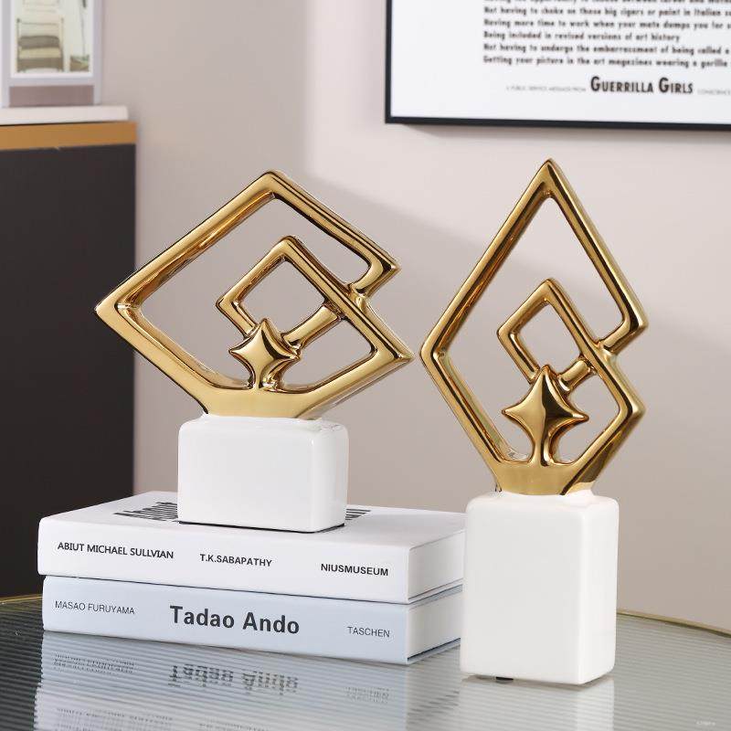 轻奢创意高级感办公室装饰摆件酒柜书柜客厅软装饰陶瓷工艺品,电子元器件市场,集成电路（IC）,淘宝优惠券,粉丝福利购,淘宝优惠卷