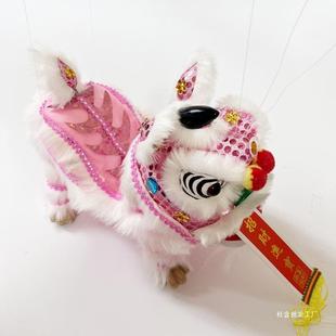 2025中国风文创提线木偶醒狮扯线老虎婚庆拍摄儿童玩偶非遗舞狮子