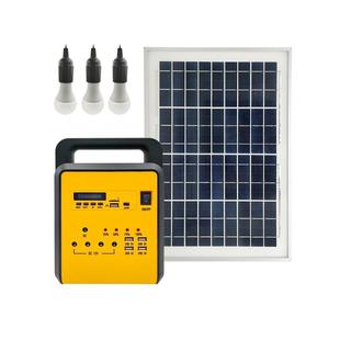 Solar 充电家用小型太阳能照明发电储能系统 light 10w便携式