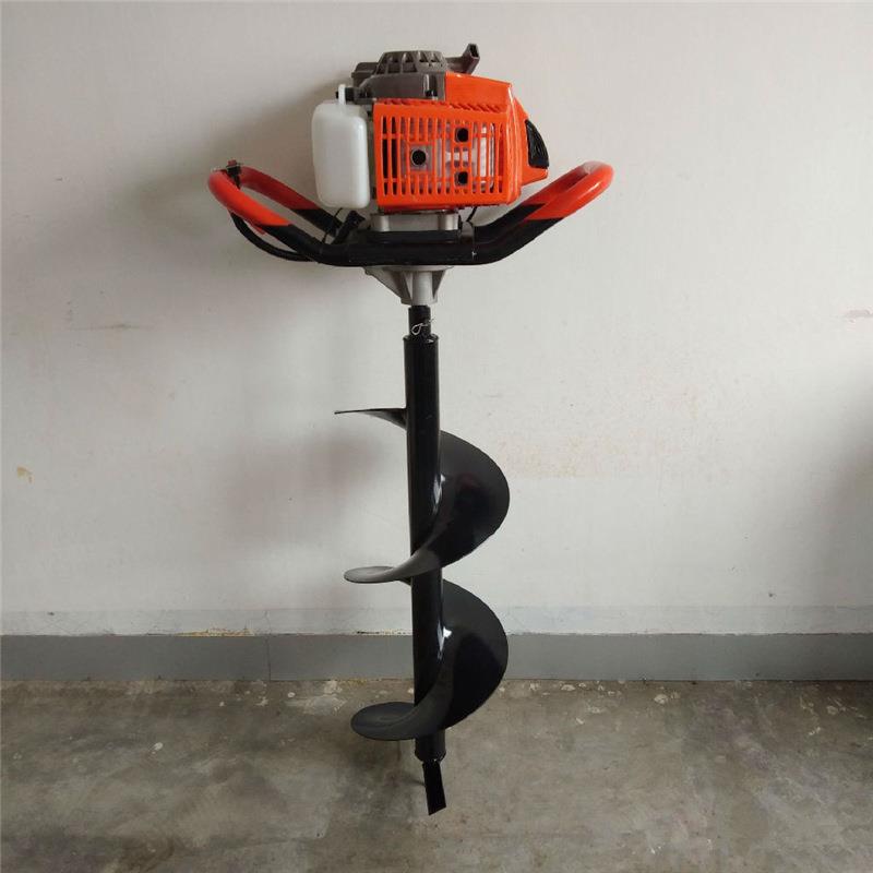 大功率地钻挖坑打洞打桩施肥植种树汽油机神器