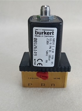 burkert电磁阀6014C 2.0FKM 00125349 00125348 00126149原装现货