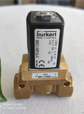 burkert宝德5404A 12.0 EF MS G1/2 1-50BAR电磁阀原装正品现货