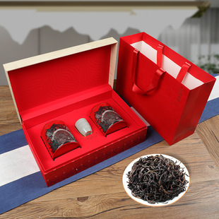 醉千杯强韵大红袍 红色幸福相伴方罐大红袍礼盒装250g