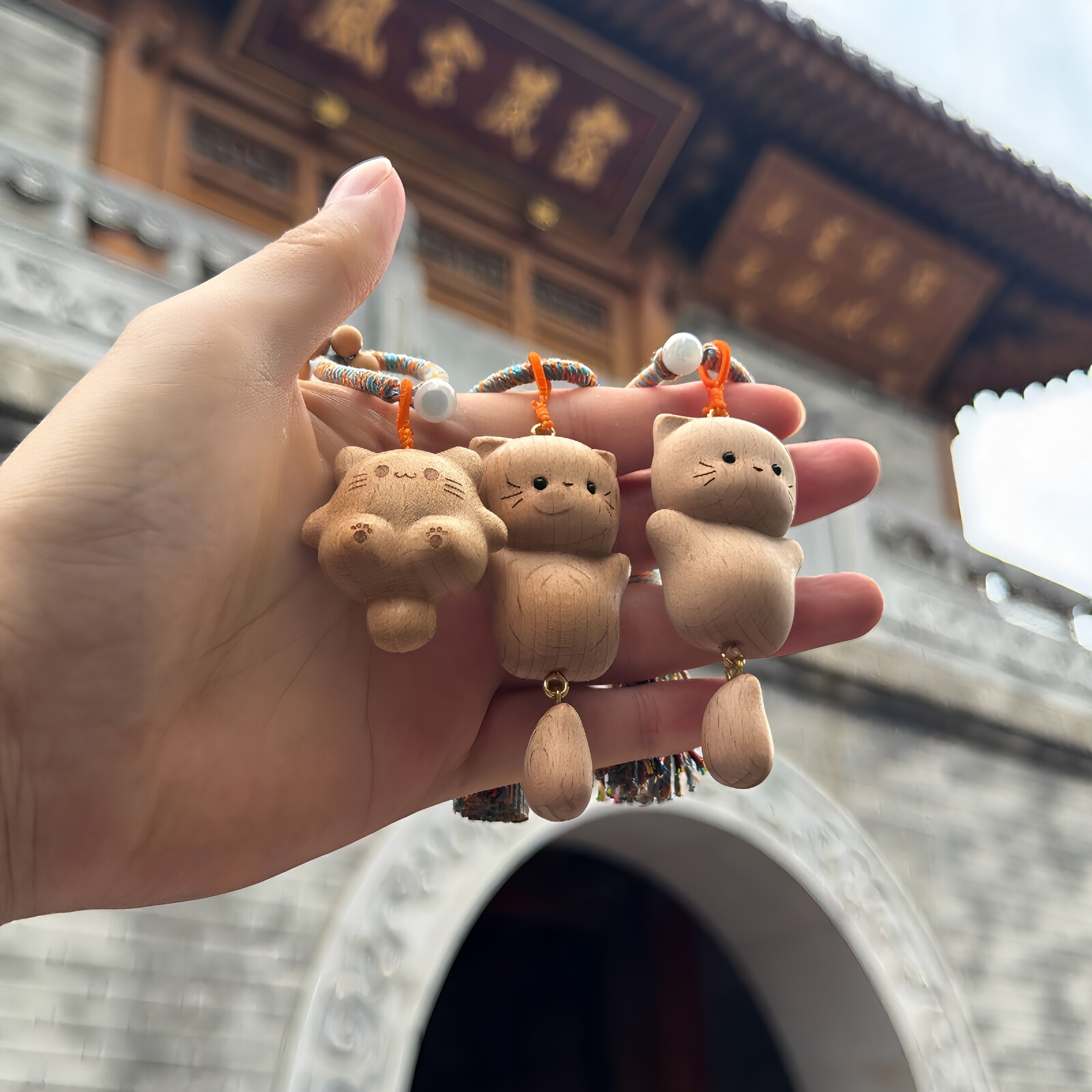 你的霉运被招财猫猫赶走了！挂件图片