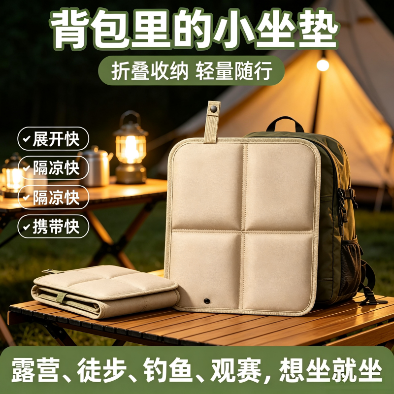 户外徒步露营轻量便携折叠防潮垫