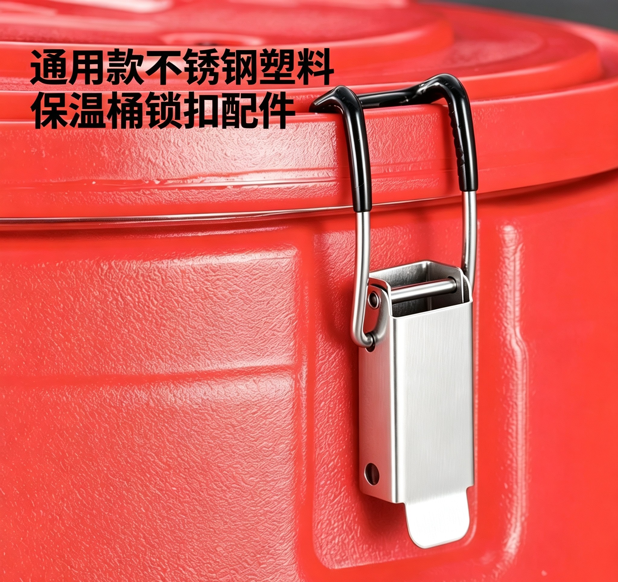 保温桶盖子锁扣不锈钢搭扣家用商用汤桶冰粉桶通用替换卡扣配件