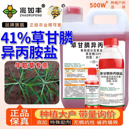 草甘磷除草烂根除杂草旗舰店