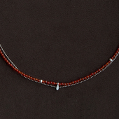 ACETO油醋汁 OLIO 新年红玛瑙双层项链 新年礼物