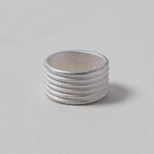 OLIO 纯银棱纹宽戒指 ACETO油醋汁