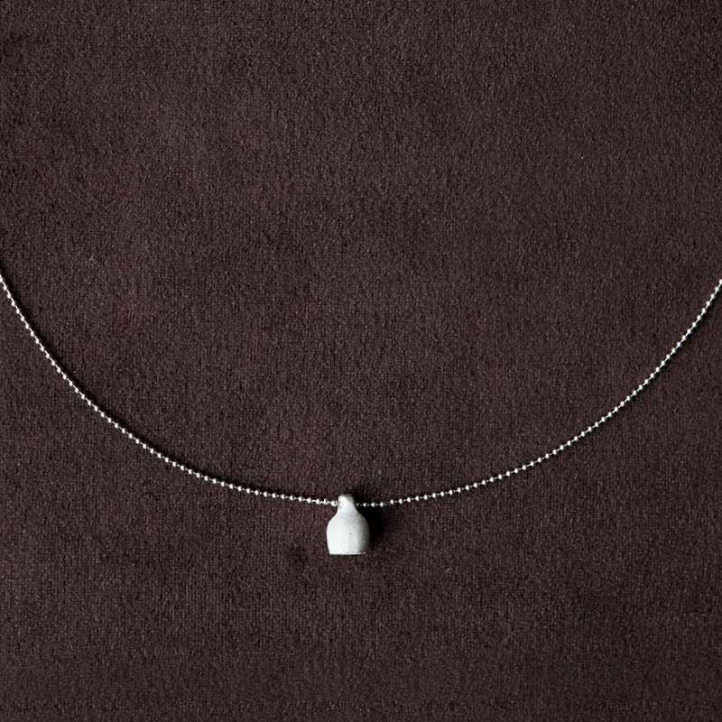 OLIO E ACETO油醋汁 · 纯银琥珀果吊坠项链