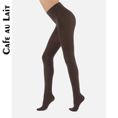 Lait金棉蓄热羊羔绒显竖纹收小腿连裤 Cafe 袜塑形型提臀不掉裆