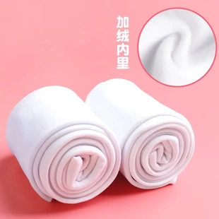 女童加厚舞蹈袜儿童打底连裤袜白色900D加绒袜大码保暖跳舞袜批发