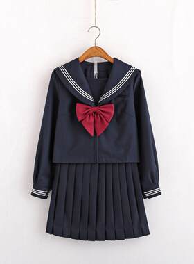 正统软妹jk制服裙三本水手服秋冬