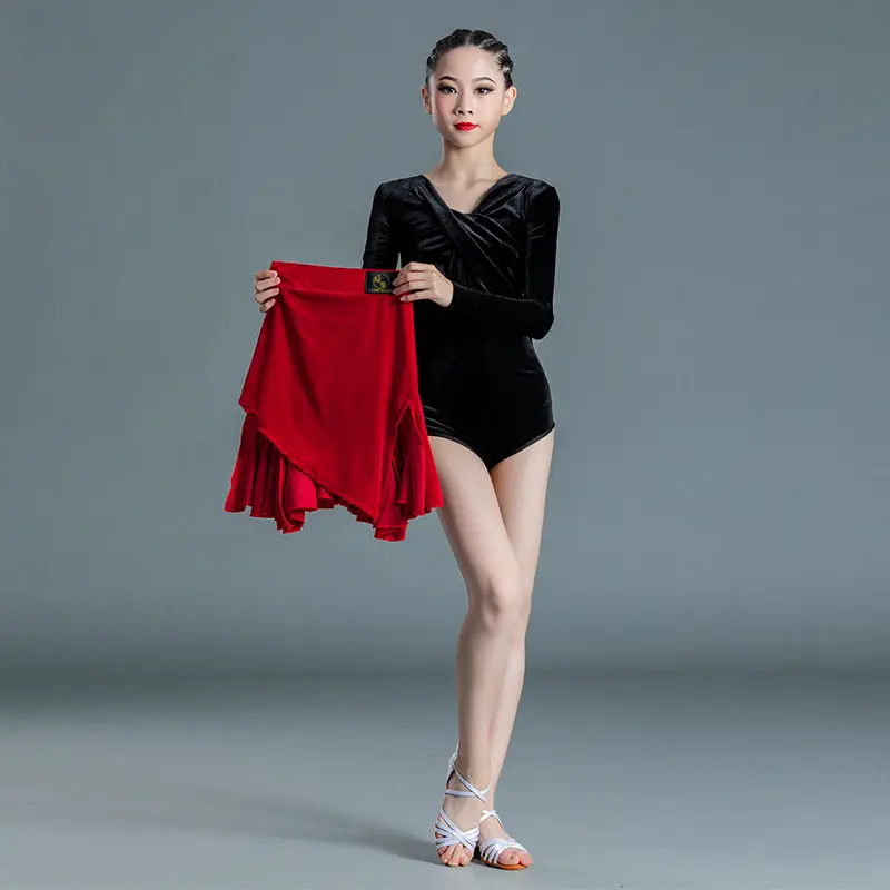 新款女童拉丁舞服装儿童高端