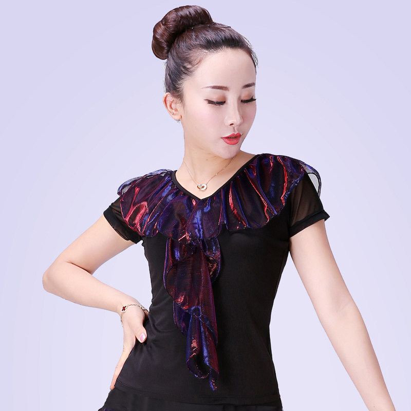 成人拉丁舞蹈服装新款短