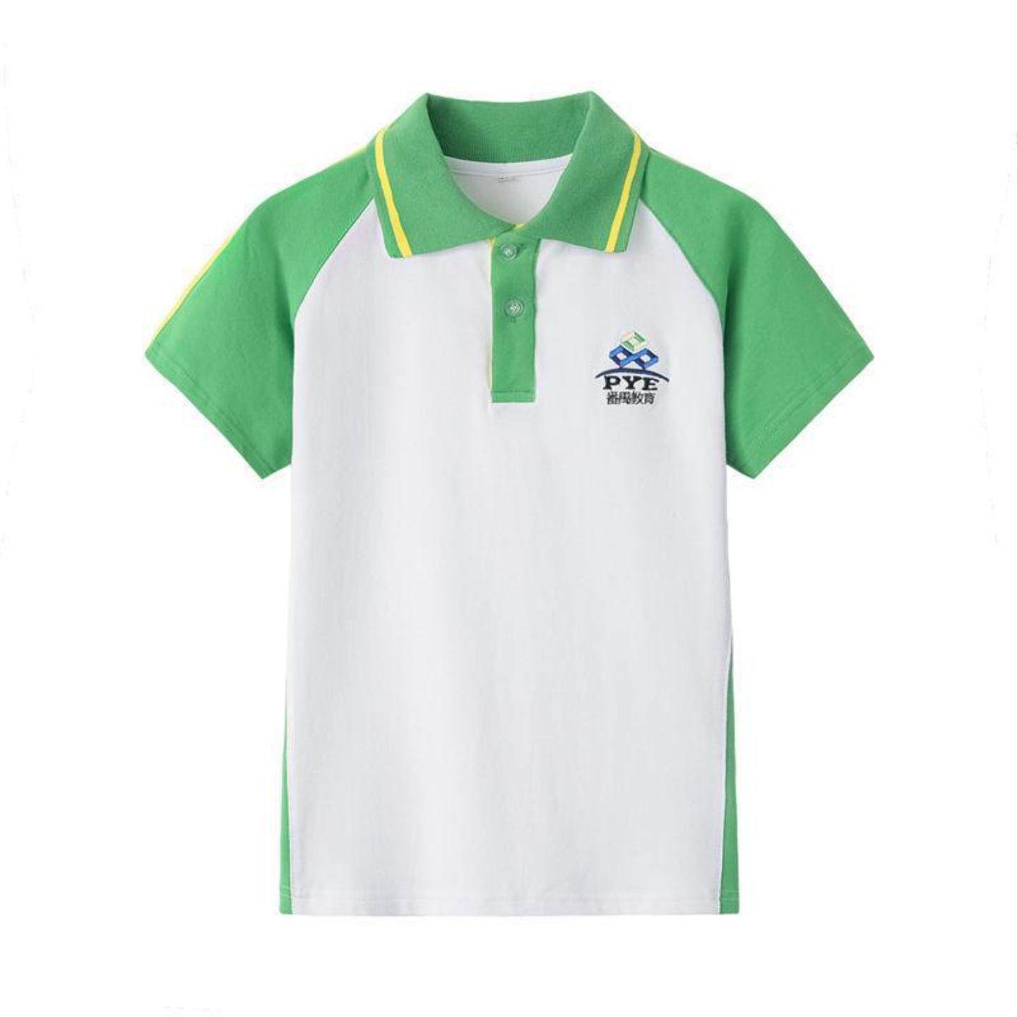 番禺区广州小学生校服薄款白色