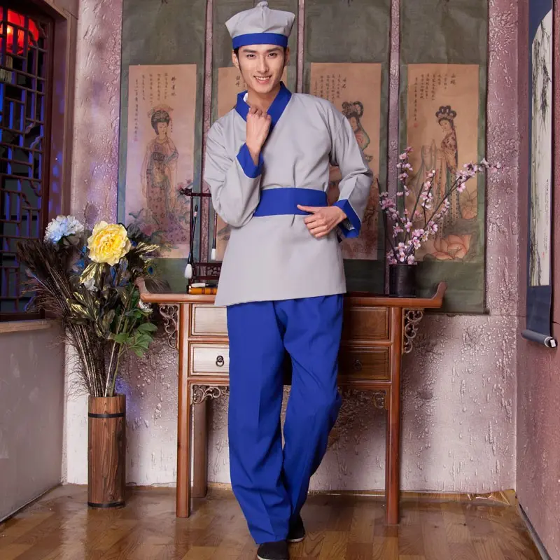 成人古装汉服店小二服装古代话剧