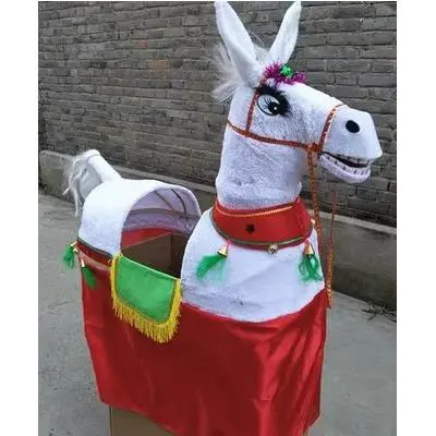 包邮儿童成人毛驴旱船秧歌用品