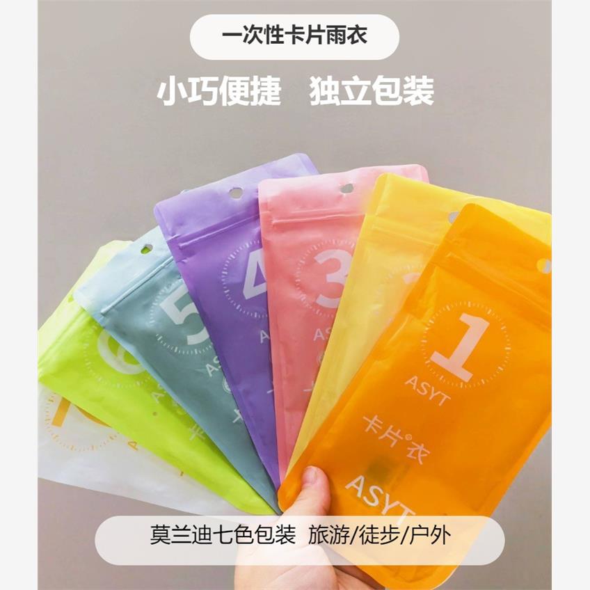 一次性卡片雨衣加厚加长