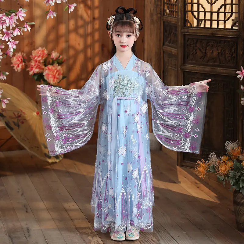 汉服女童春秋儿童唐装汉服裙