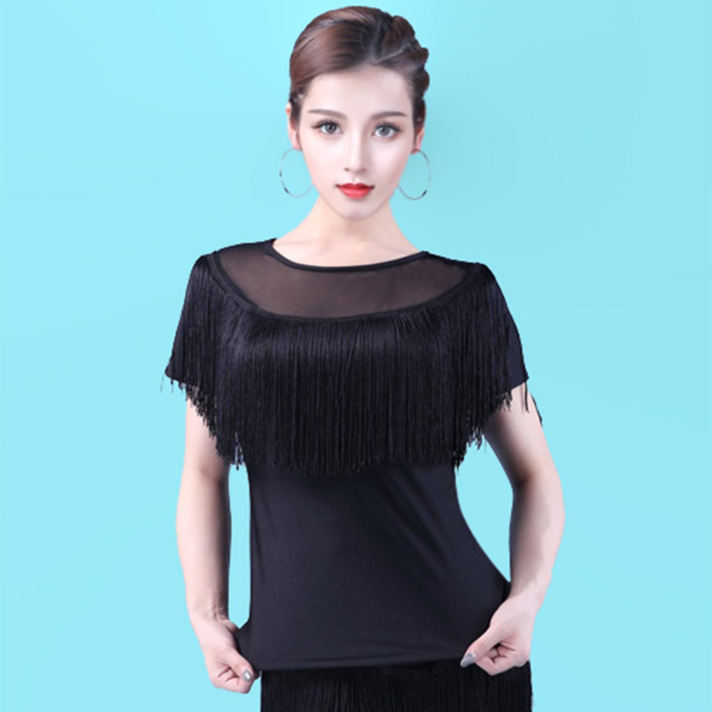 拉丁舞性感交谊舞舞蹈服装流苏