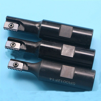 CNC加工中心螺纹铣刀杆多齿螺纹梳SR0012F14/21H21内螺纹铣单刃