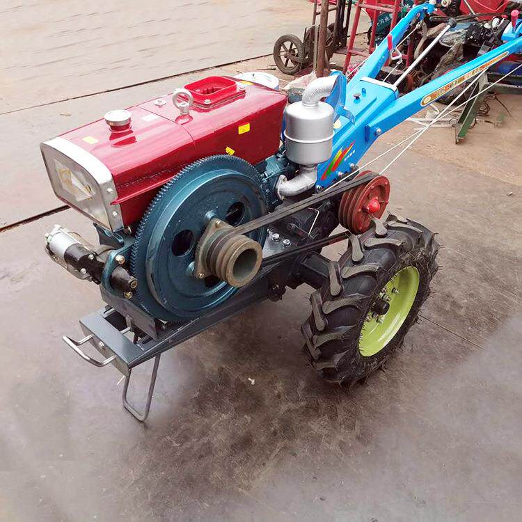 10马力手扶车农用机械设备小型手扶拖拉机带开沟机旋耕起垄机