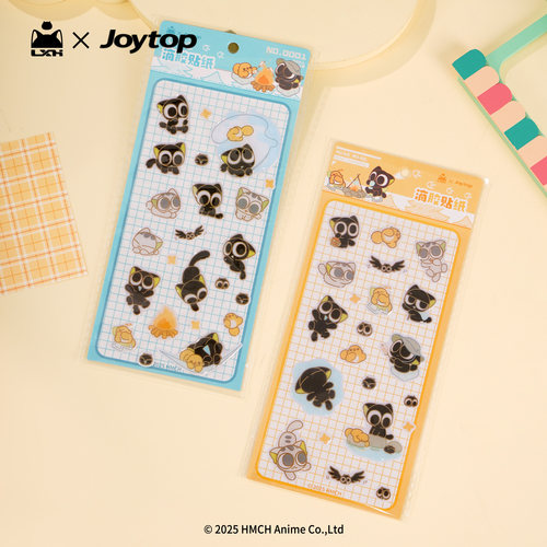 Joyouth罗小黑去野喵滴胶贴纸