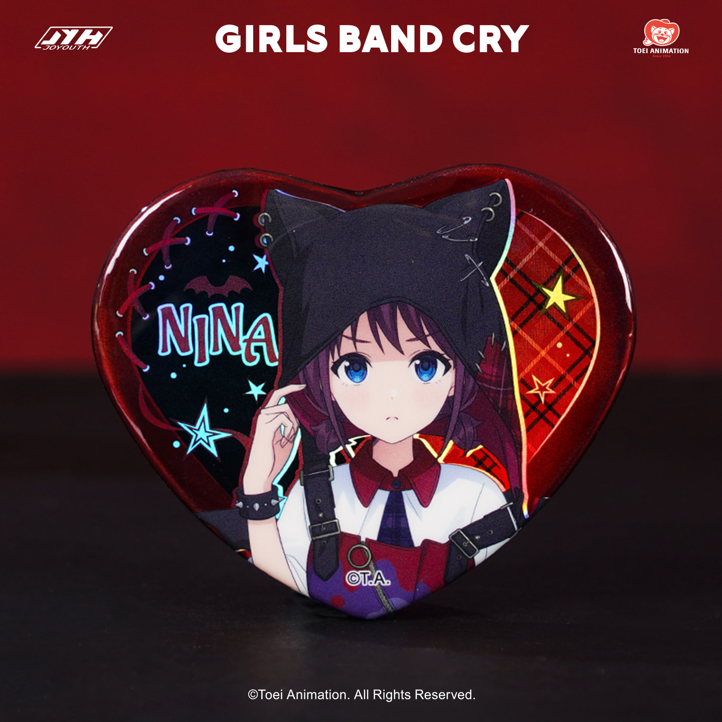 Joyouth哭泣少女乐队爱心吧唧