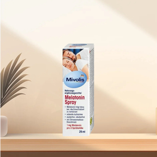 「全场满300包邮」德国发货mivolis褪黑素喷雾25ml