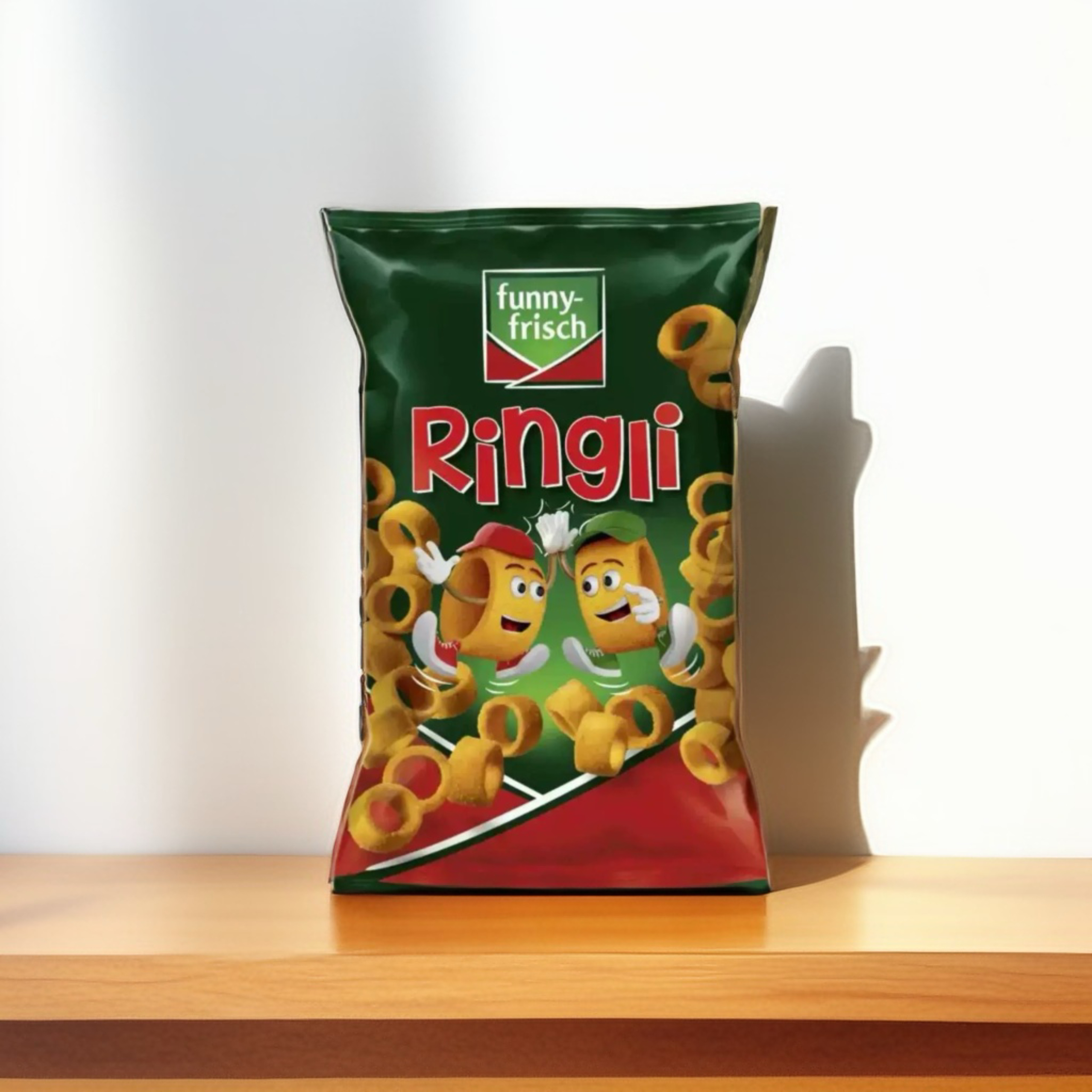 「全场满300包邮」德国发货funny-frisch红椒味薯片圈75g