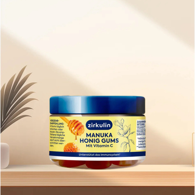 「全场300包邮」德国发货zirkulin麦卢卡蜂蜜口香糖75g