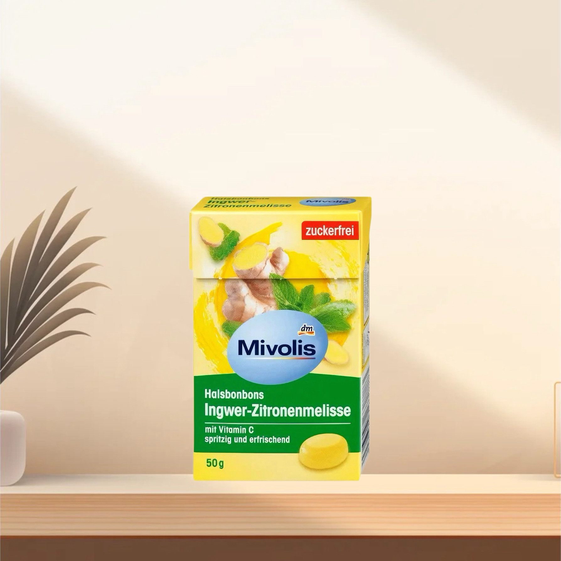 「全场300包邮」德国发货mivolis 生姜柠檬喉糖50g,零食/坚果/特产,传统糖果,淘宝优惠券,粉丝福利购,淘宝优惠卷