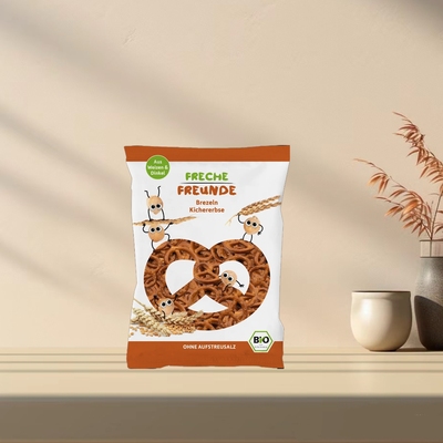 「全场300包邮」德国freche freunde淘气伙伴3岁+有机椒盐饼干75g