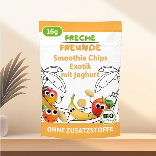 「全场满300包邮」德国发货Freche Freunde有机热带水果溶豆16g