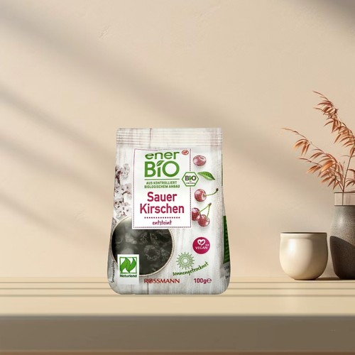 「全场满300包邮」德国发货Ener bio有机酸樱桃干100g