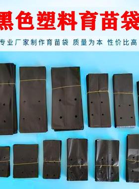 咖啡育苗袋槟榔黑色塑料育苗袋袋大号树苗百香果营养袋果树种植袋