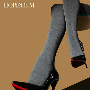 涞觅「冬日序」秋冬保暖羊绒袜女高级感外穿不掉裆高弹打底连裤 袜