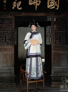 清汉女立领斜襟马面裙复原风福州非遗三条簪三把刀泉州浔埔新中式