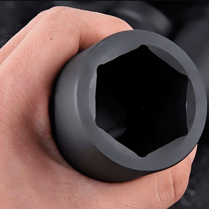 套筒1寸公制标准六角气动套筒重工业冲击扳手 大螺栓拆卸用