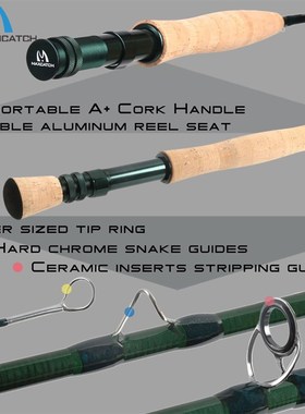 Maximumcatch 3-8WT Fly Fishing Rod And Reel Combo Set 86/