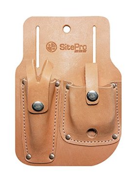 SitePro 10218G Gammon Reel and Plumb Bob Leather Sh
