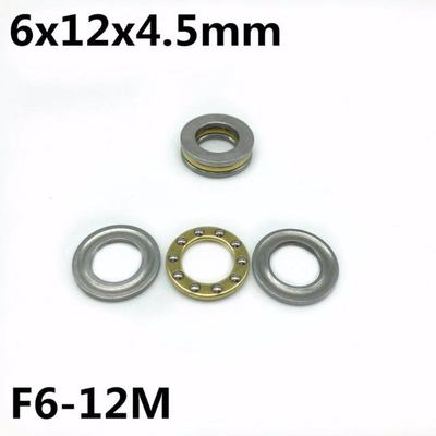 50Pcs F6-12M 6x12x4.5 mm Axial Ball Thrust Bearing plane thr