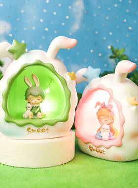 童话森林暖心小夜灯摆件王子公主创意家居装饰卧室床头柜小灯礼物